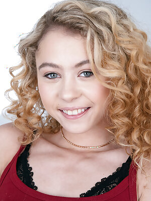 Blonde Curly-Haired Teen Allie Addison