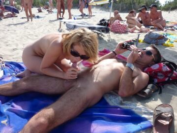 Beach Blowjob